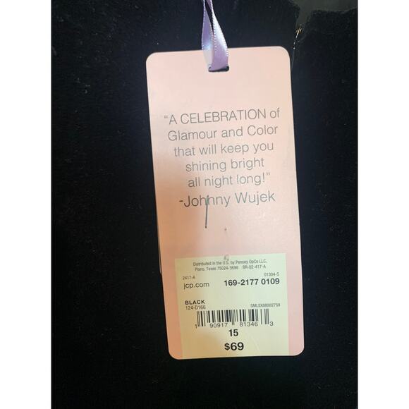 Johnny Wujek Women's Bustier Size 15 Black Velvet - Picture 3 of 5